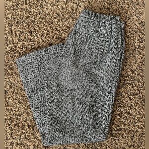 OAK + FORT Monochrome Herringbone Dress Pants